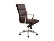Leif High Back Office Chair in Brown