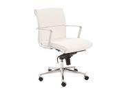 Leif Low Back Office Chair in White