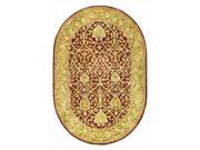 Wool Oval Rug 6 ft. 6 in. x 4 ft. 6 in.