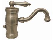 III Single Lever Lavatory Bath Faucet Antique Brass