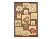 Rug in Brown 5 ft. 3 in. x 3 ft. 3 in.