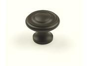 Plymouth 1 1 4 in. dia. Solid Brass Knob Set of 10 Weathered Brass