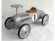 Speedster Racer Car in Silver Tone Finish