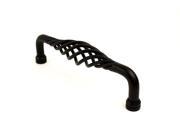 Saxon 8 in. c.c. Wrought Iron Appliance Pull Wrought Iron