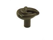 Tuscana 1 1 4 in. dia. Solid Brass Knob Set of 10 Weathered Brass