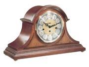Amelia Tambour Style Mantel Clock in Elegant Cherry