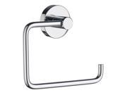 Home Euro Toilet Roll Holder in Polished Chrome Finish