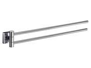 House Swing Arm Towel Rail in Polished Chrome Finish