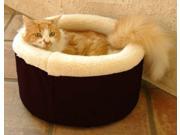 Cat Cuddler Pet Bed Small Burgundy