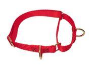 10 in. Adjustable Pet Martingale Red