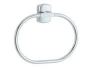 Cabin Towel Ring in Polished Chrome Finish