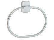 Cabin Towel Ring in Brushed Chrome Finish