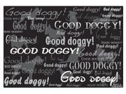 Dog Pet Placemat in Black and White