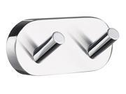 Home Double Towel Hook in Polished Chrome Finish