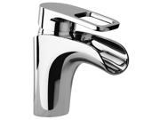 Jewel Faucets Single Loop Handle Lavatory Faucet Brushed Chrome