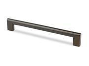Flat Edge Pull in Brushed Oil Rubbed Bronze 192mm Center To Center