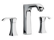 Jewel Faucets Two Lever Handle Roman Tub Faucet w Arched Spout Chrome