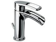 Jewel Faucets Single Loop Handle Lavatory Faucet Antique Brass
