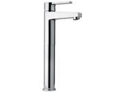 Jewel Faucets Single Lever Handle Tall Vessel Sink Faucet Brushed Nickel