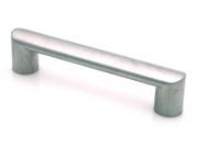 Stainless Steel Oval Pull Set of 10 3.8 in.