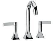 Jewel Faucets Two Blade Handle Roman Tub Faucet Polished Gold