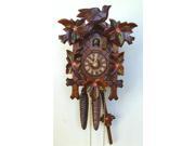 Hand Painted Flowers Cuckoo Clock