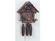 8 Day Peddler Chalet Style Black Forest House Cuckoo Clock