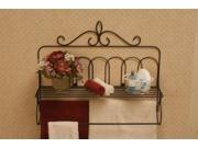 Victorian Double Quilt Holder w Shelf