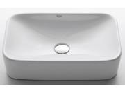 White Rectangular Ceramic Sink