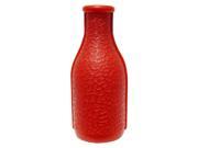 6 Inch Tall Red Plastic Tally Bottle for Bottle Pool