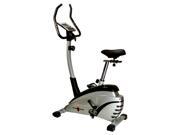 Mag Trac Upright Bike w Adjustable Padded Seat in Black Silver