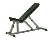 Incline Flat Utility Bench in Pewter