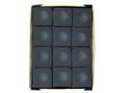 12 Pc Silver Cup Pool Table Chalk Set in Navy