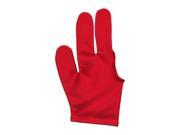 1 Size Sterling Right or Left Billiard Glove in Red