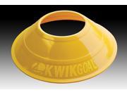 Mini Small Disc Yellow Training Cones Pack of 25