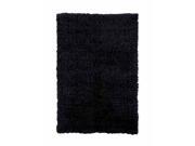 10 ft. x 8 ft. New Flokati Rug in Black