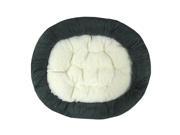 Medium Size Oval Pet Bed in Micro Suede