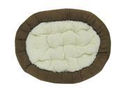 Blazing Needles Large Size Micro Suede Oval Pet Bed