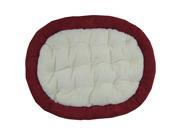 Extra Large Size Oval Pet Bed in Micro Suede