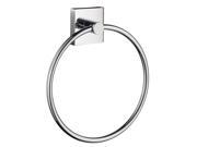 House Towel Ring in Polished Chrome Finish