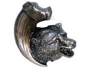 Bear with Claw Knob Right Facing Pewter Set of 10