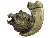 Bear with Claw Knob Left Facing Antique Brass Set of 10
