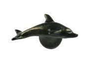 Dolphin Knob Bronzed Black Set of 10