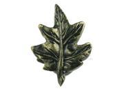 Maple Leaf Knob Bronzed Black Set of 10
