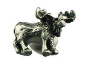 Moose Humor Knob Pewter Set of 10