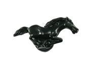 Stallion Knob Right Facing Black Set of 10