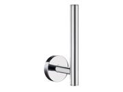 Home Spare Toilet Roll Tissue Holder in Polished Chrome Finish