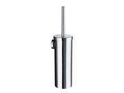 Home Wall Mount Toilet Brush Holder in Polished Chrome Finish