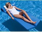Pool Float with Pillow in Bahama Blue
