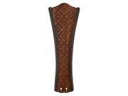 Fanimation 26 Concave Carved Blade w Woven Bamboo Walnut B6070WA